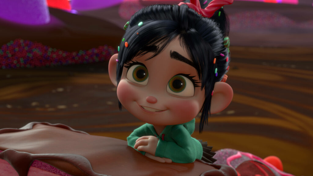 Charming Vanellope Wallpaper: Sweet Candy-Themed Background