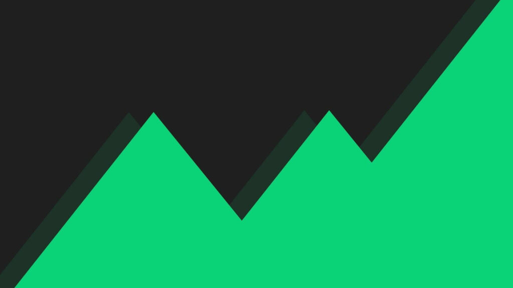 Minimalistic Earth-inspired Illustration on Solid Black Surface Wallpaper