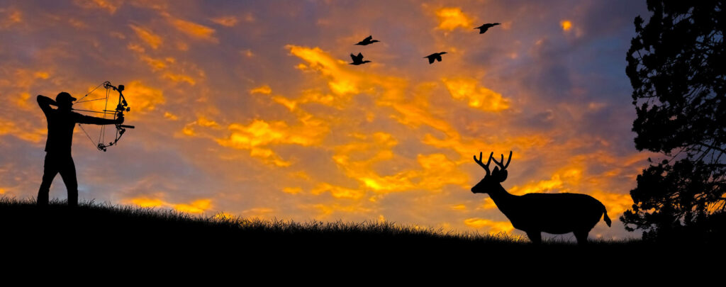 The Final Pursuit: A Hunter's Journey through the Wild Frontier Wallpaper
