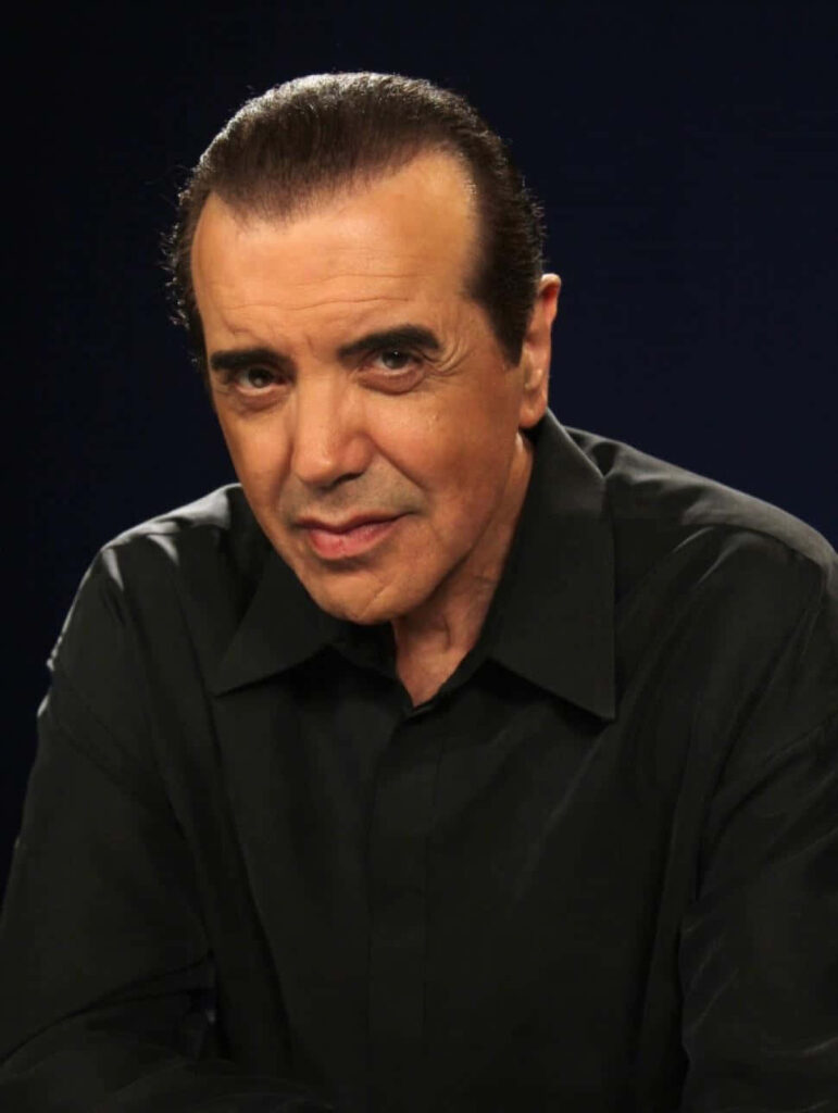 Chazz Palminteri classic portrait wallpaper dark background expressive confident actor