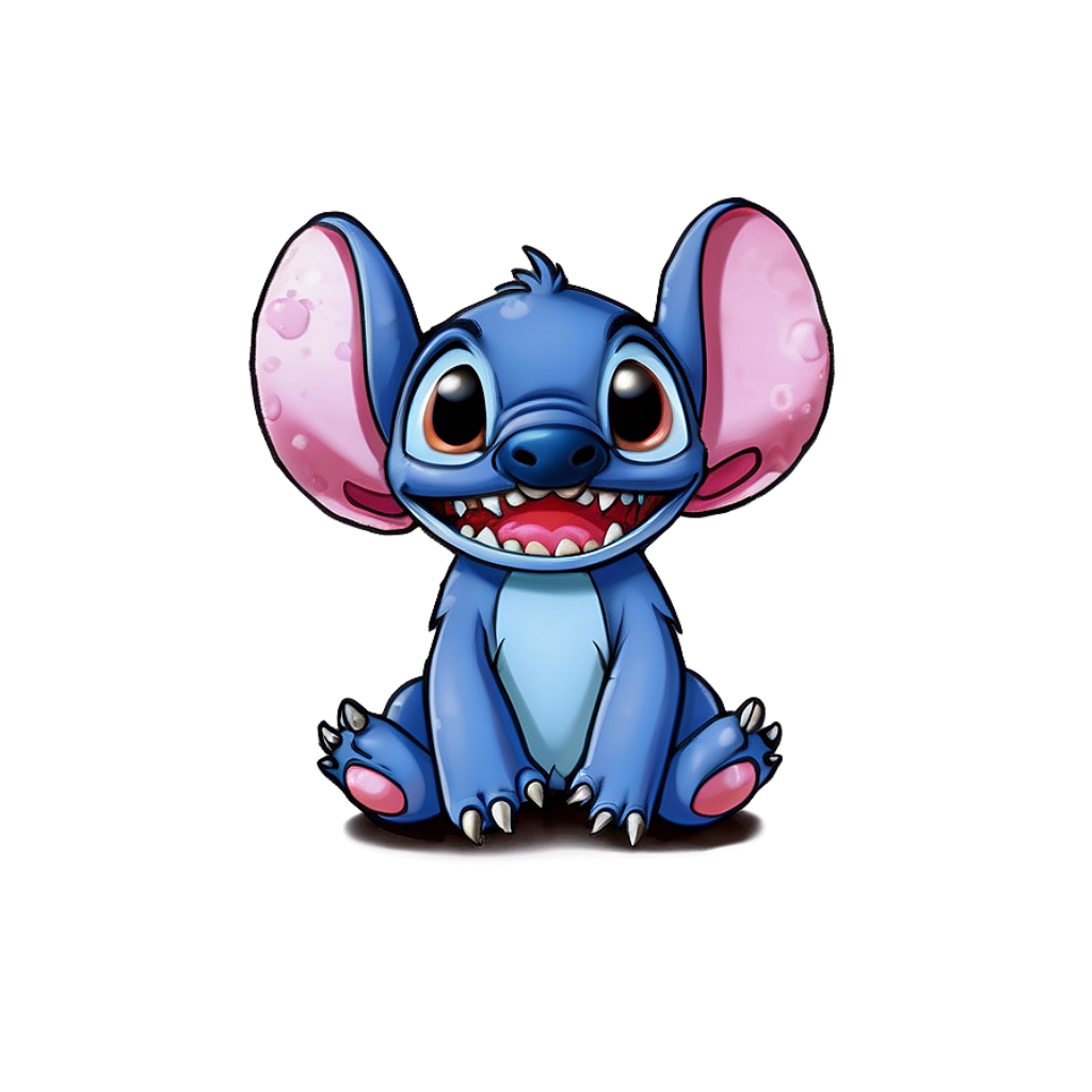 Playful Cartoon Character Wallpaper: Bright Eyes on Purple Background