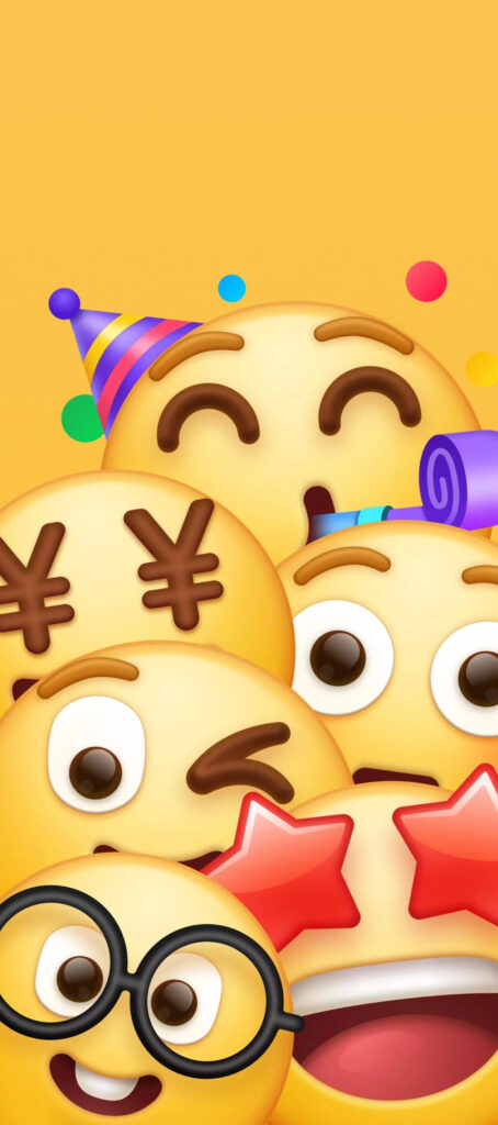 Vibrant Yellow Emoji Wallpaper for Huawei Nova 13 - Cheerful & Fun