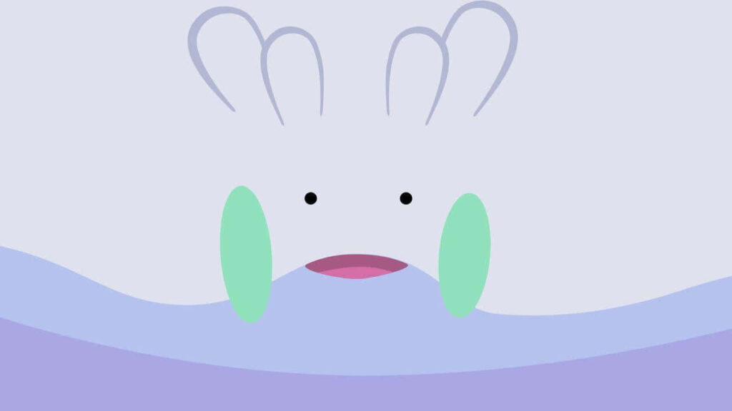 Cheerful Minimalist Goomy Wallpaper: Colorful Pastel Background