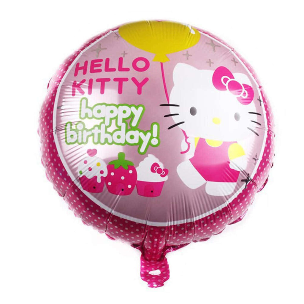 Cheerful Hello Kitty Wallpaper for Fun Birthday Celebrations