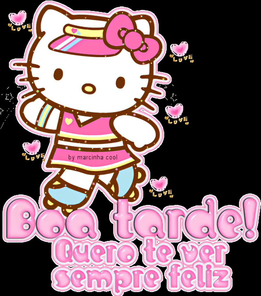 Cheerful Hello Kitty Wallpaper: Warm Afternoon Greeting & Love