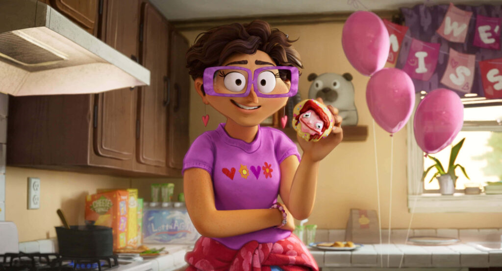 Cheerful Kitchen Wallpaper: Katie from Mitchells vs. The Machines