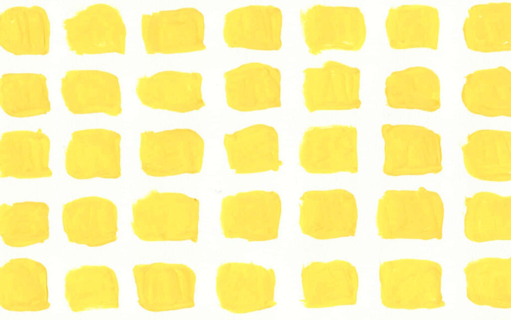 Minimalist Yellow Square Wallpaper for Cheerful Desktop Aesthetic