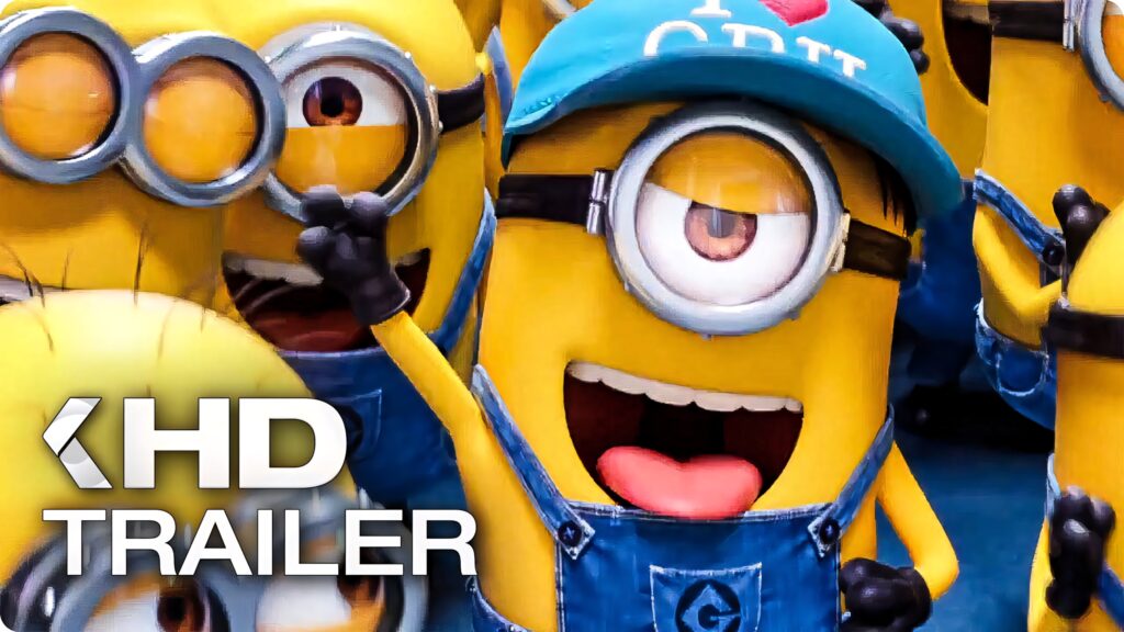 Cheerful Minions Wallpaper from Despicable Me 3 - Playful Background