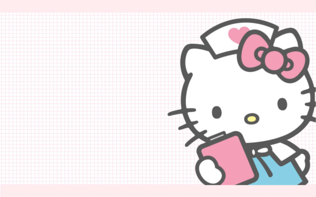 Nurse Character Wallpaper: Cheerful Design for Productive Spaces