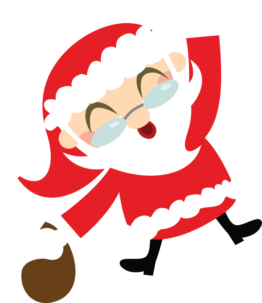 Joyful Santa Claus Clipart Wallpaper for Festive Holiday Decor