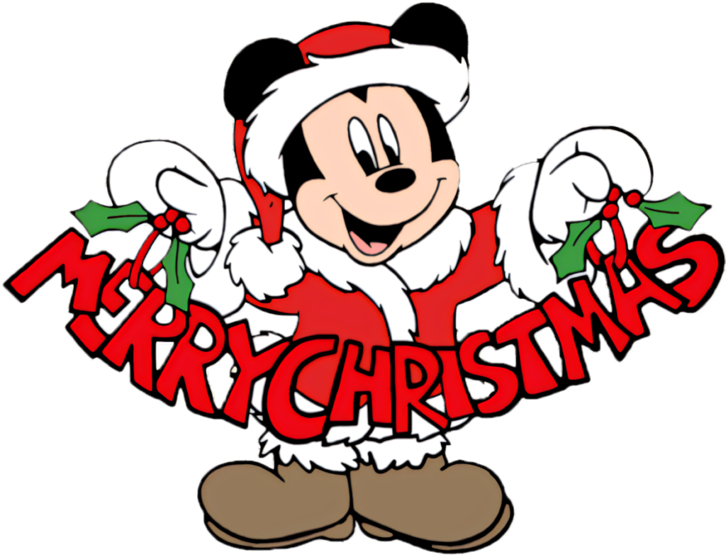 Cheerful Santa Wallpaper with Merry Christmas Sign and Holly
