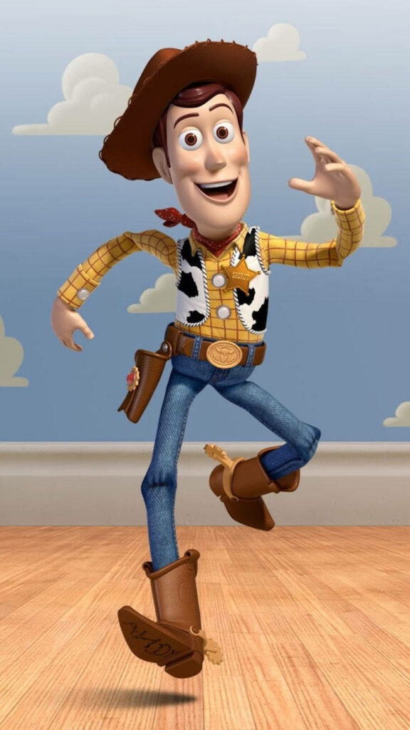 “Vibrant Sheriff Woody Wallpaper: Cheerful Adventure Background”