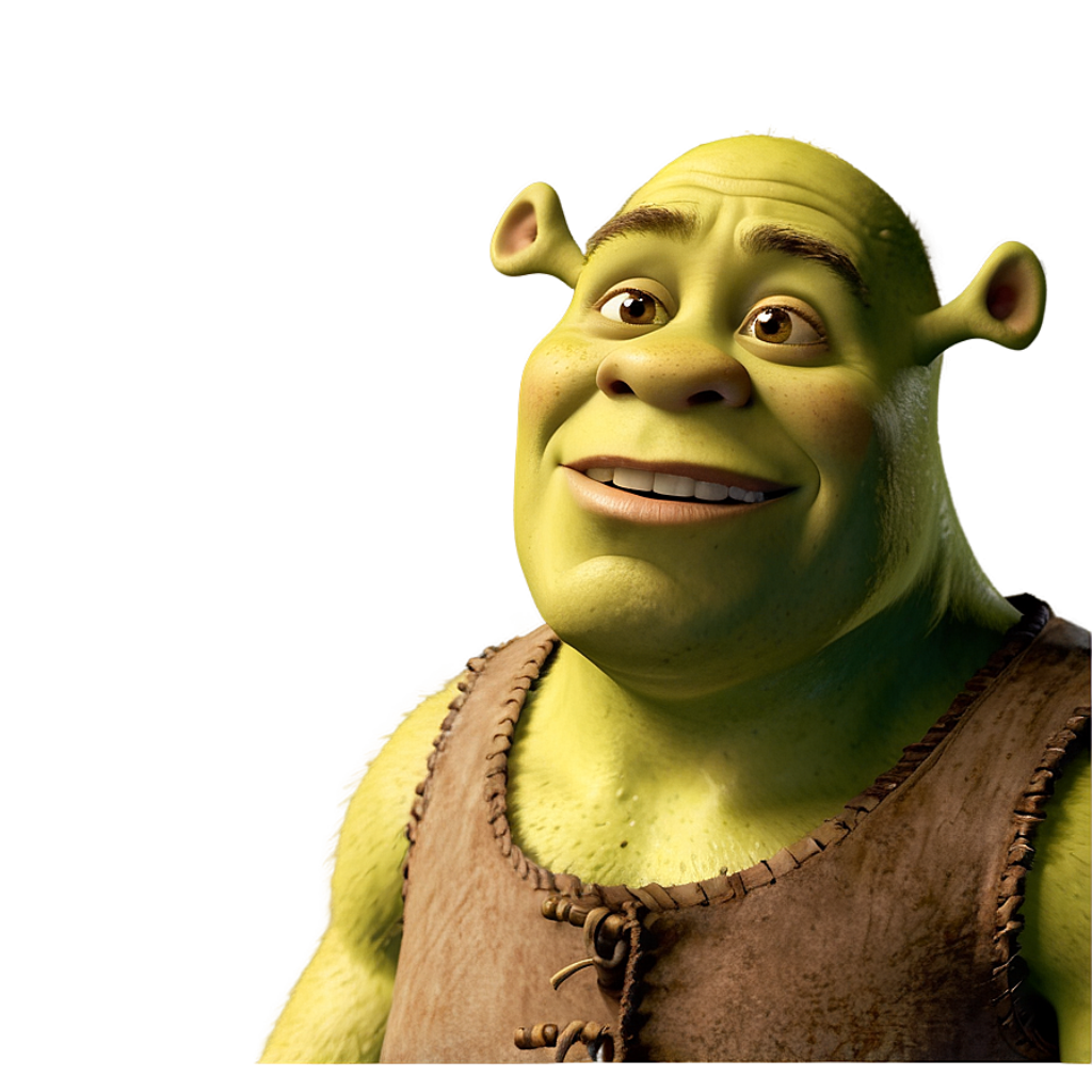 Cheerful Shrek 2 Wallpaper: Vibrant Background & Expressive Design