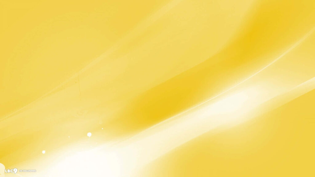 Cheerful Yellow Abstract Wallpaper with Smooth Gradient Design
