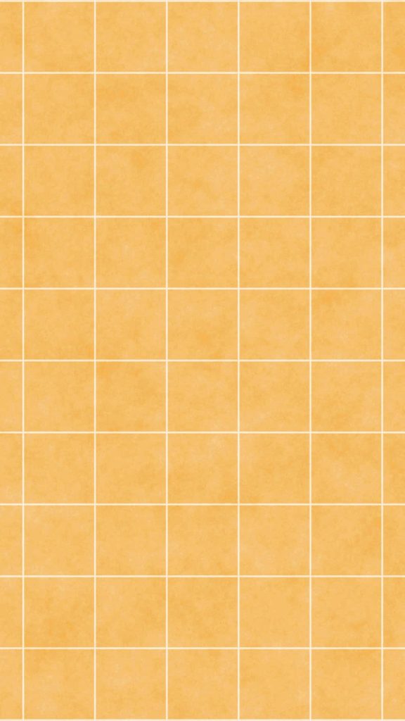 Cheerful yellow tiled texture background with clean white lines and modern symmetrical grid pattern Wallpaper