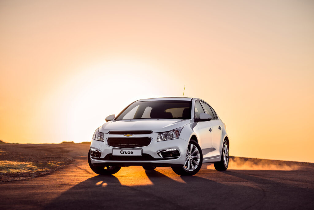 Stunning Chevrolet Cruze Hatchback at Sunset - ZA-Spec J300 Model Wallpaper