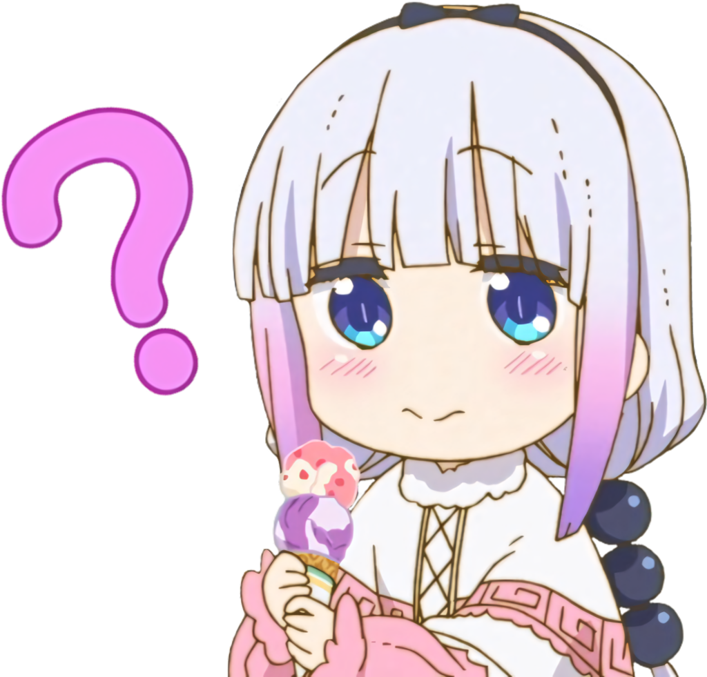 Chibi Anime Character with Ice Cream - Cute Wallpaper Background