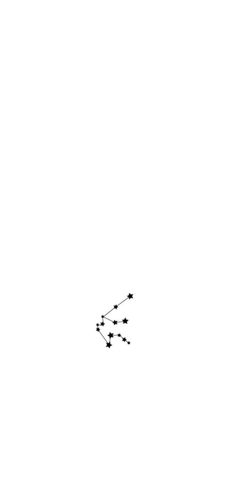Aquarius Constellation Minimalist iPhone Wallpaper - Chic Background