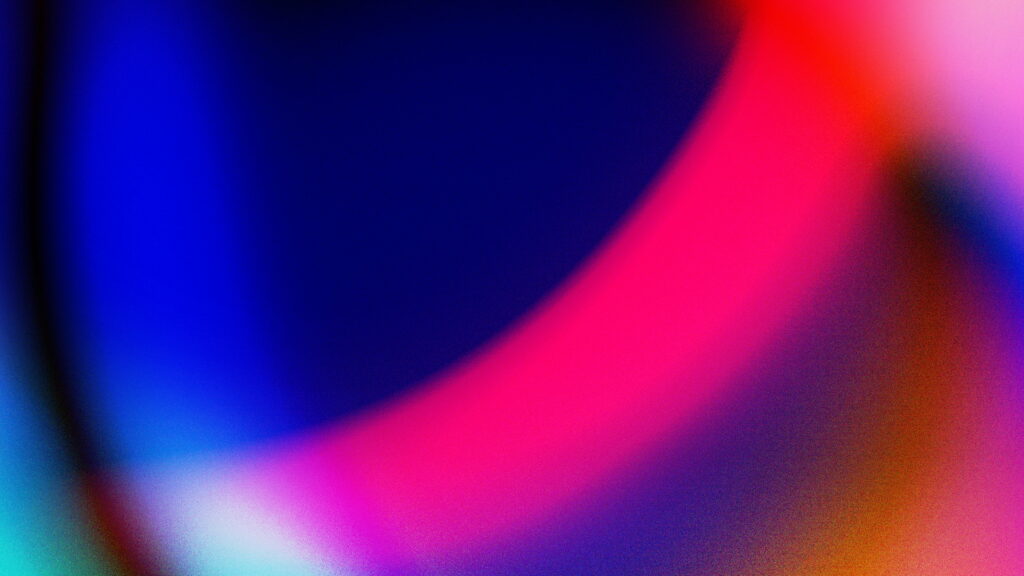 4K abstract desktop wallpaper with smooth blue magenta cyan gradients and subtle grain texture