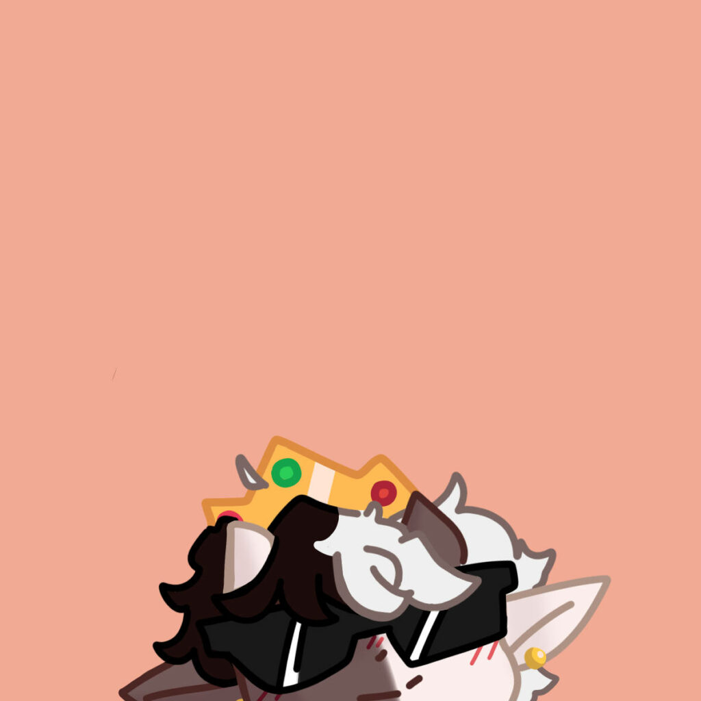Serene Ranboo: Chill Vibes with Shades in Dream SMP Paradise Wallpaper