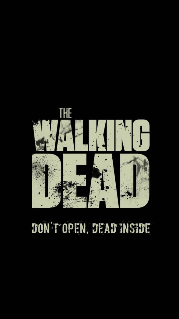 Chilling Walking Dead iPhone Wallpaper: Post-Apocalyptic Background