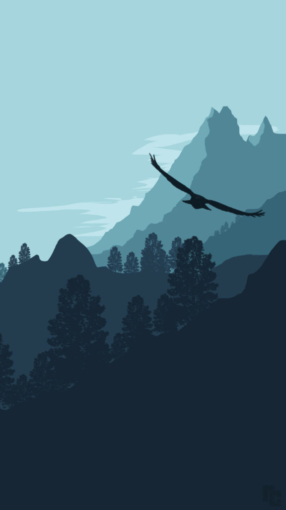 Unleashing Freedom: A Majestic Bird Takes Flight in WhatsApp Chat Vector Wallpaper