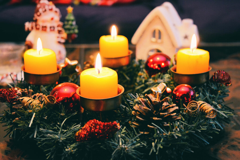Embrace the Festive Joy: Delight in the Whimsical Christmas Spirit Expressed through Joyful Decorations Wallpaper
