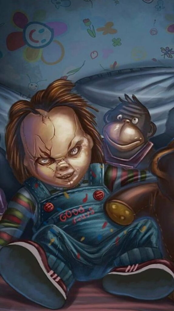 Spine-chilling horror of Chucky with this HD phone wallpaper