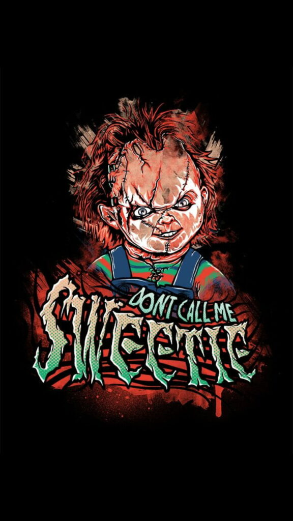 Bad Boy of Horror: 3D Chucky Sweety Wallpaper for Your Emo Phone Background