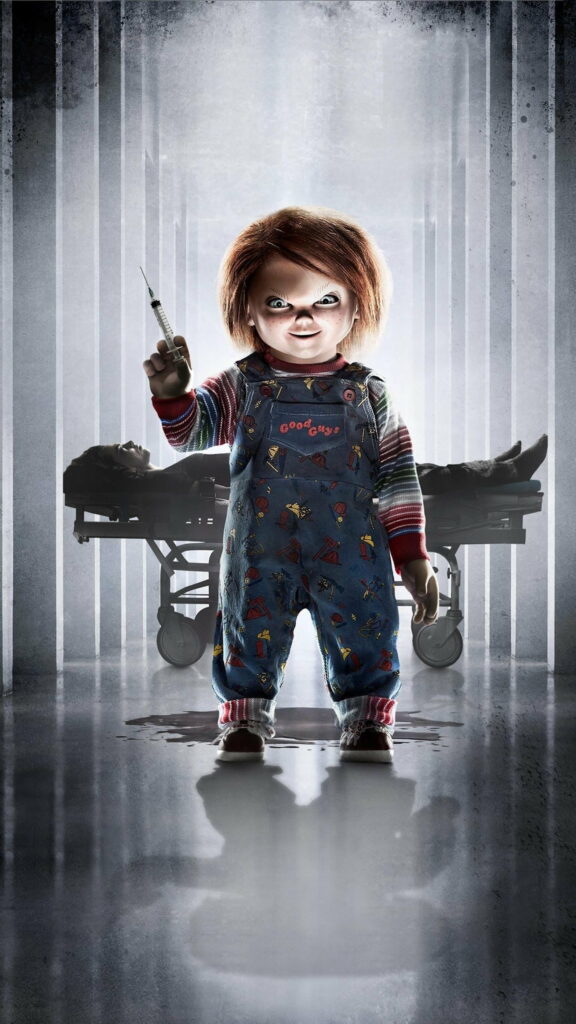 The Sinister Charm of Chucky: HD Movie of Horror and Scary Doll as Phone Wallpaper