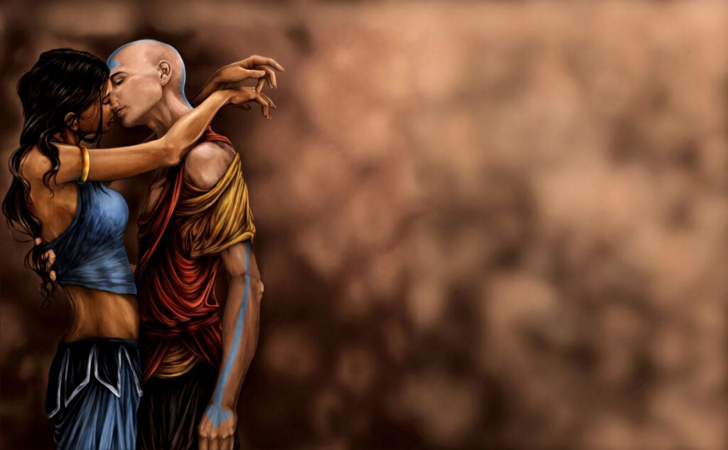Emotional Aang & Katara Wallpaper - Avatar The Last Airbender