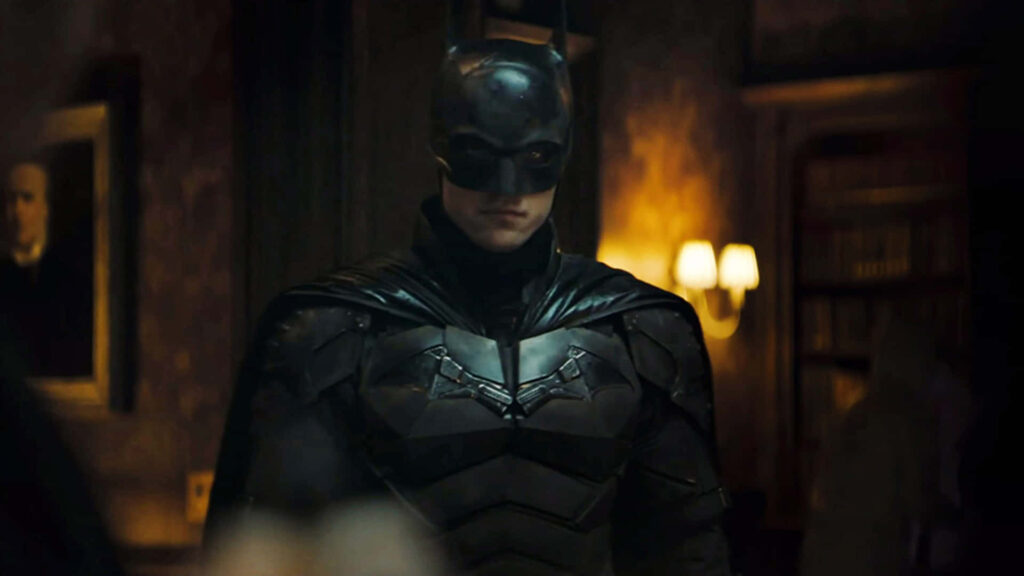 Cinematic Batman Wallpaper: Iconic Suit in Mysterious Atmosphere