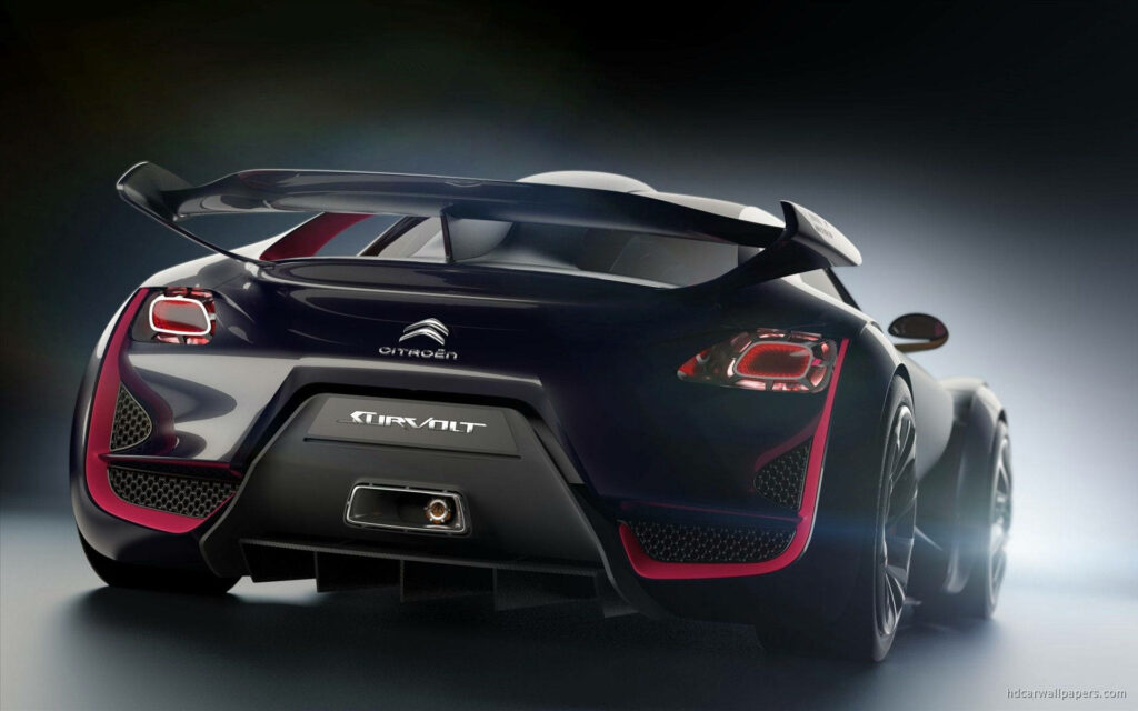 Sleek Citroën Survolt Wallpaper: Futuristic All-Electric Concept Car