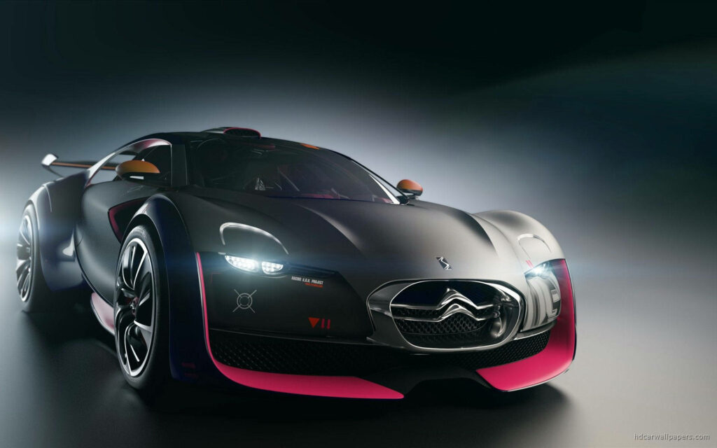 Futuristic Citroën Survolt Wallpaper: Electrifying Sports Car Design