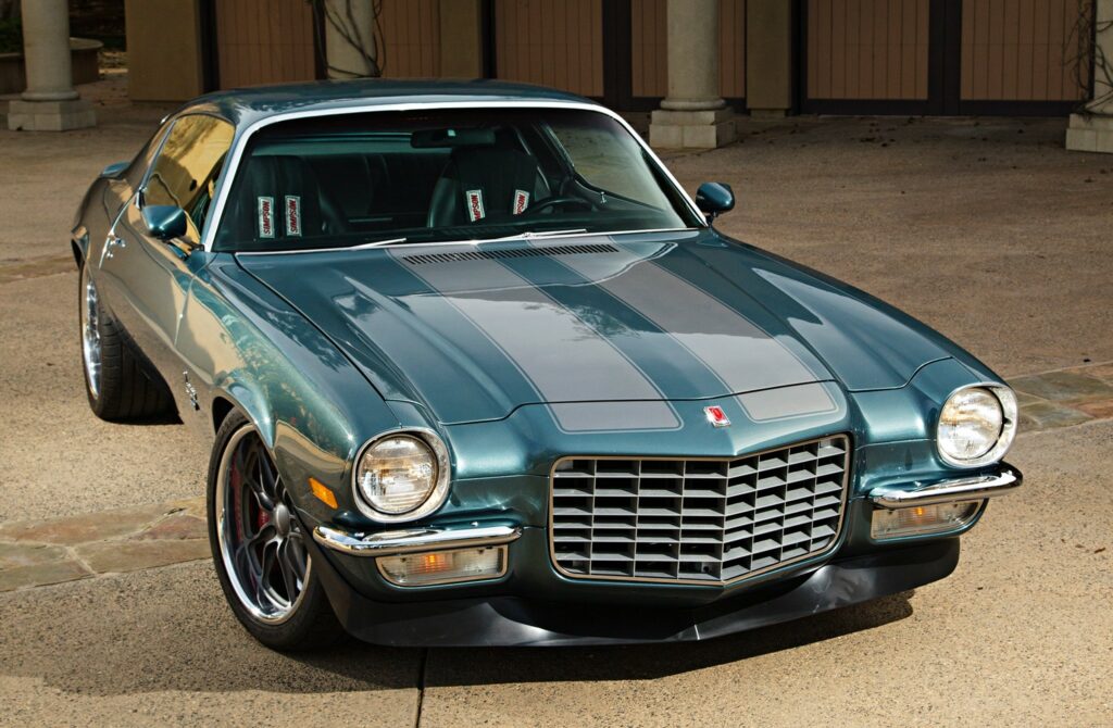 Classic 1971 Chevrolet Camaro Wallpaper: Sleek Design & Bold Style