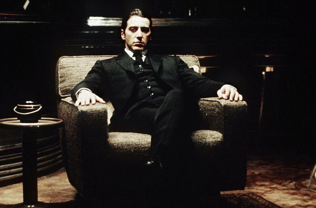 Iconic Al Pacino as Michael Corleone Classic Wallpaper Background