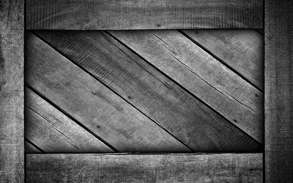 Classic Black and White Wooden Texture Wallpaper - Rustic Background
