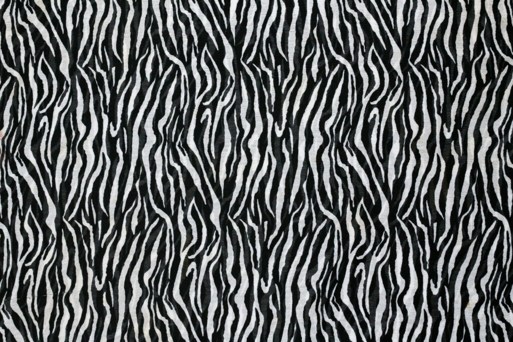 Bold Black and White Zebra Print Wallpaper Background Design