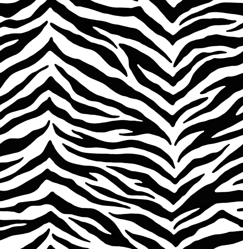 Bold Black and White Zebra Print Wallpaper for Modern Elegance
