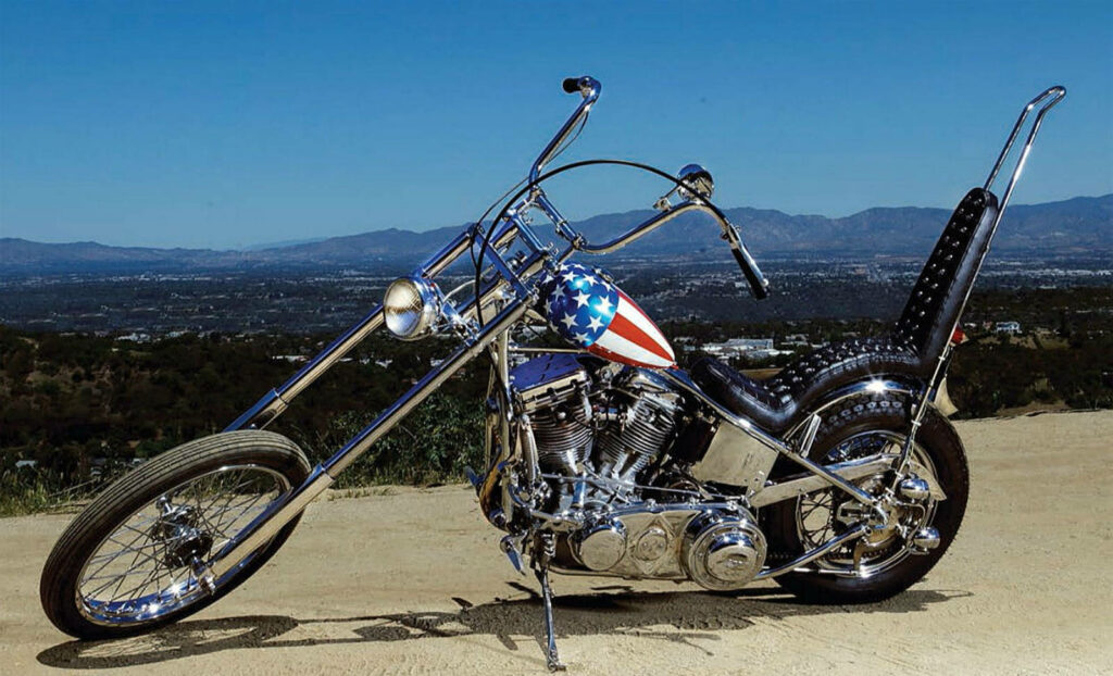 Classic Bobber Motorcycle Wallpaper: Easy Rider Freedom Aesthetic