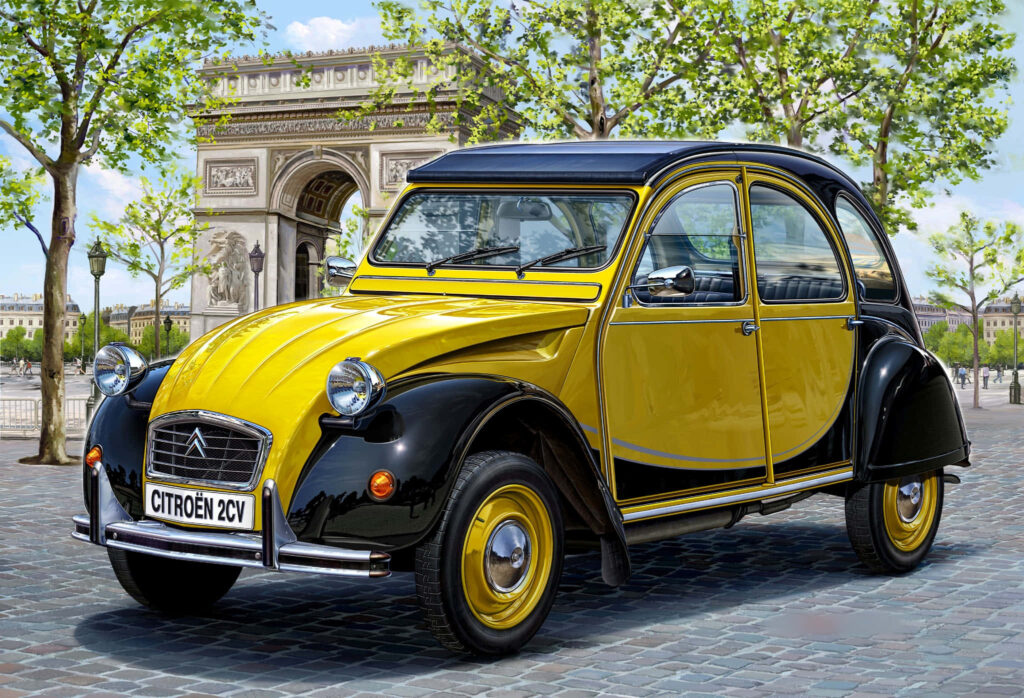 Retro Citroën 2CV Wallpaper: Classic Charm & Timeless Design