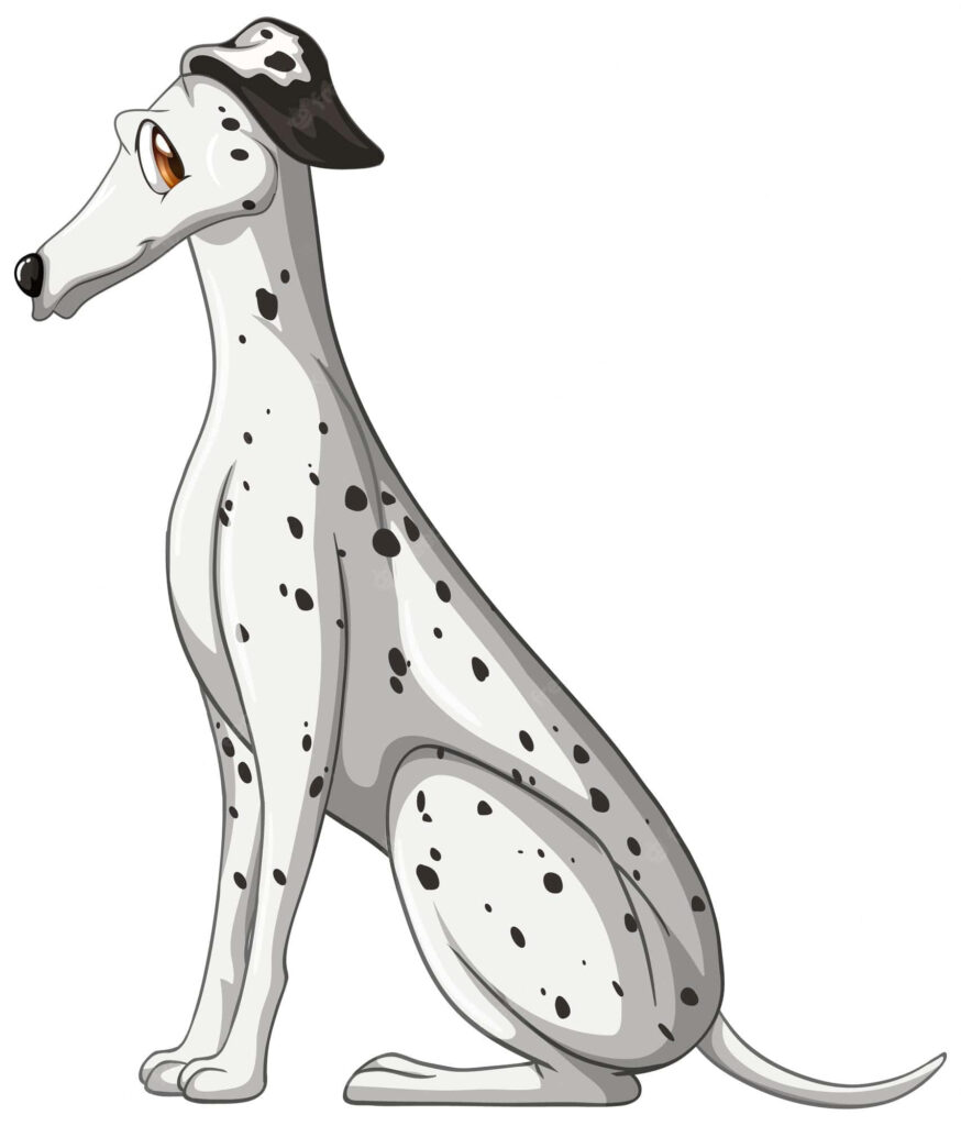 Puppy Paradise: Classic Disney's 101 Dalmatians Charm in Monochrome Marvel Wallpaper