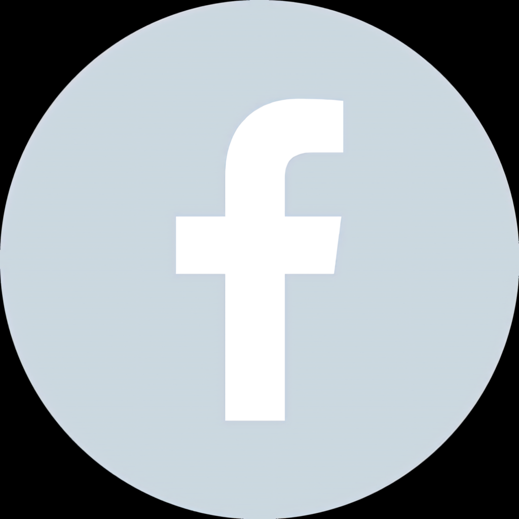 Classic Facebook Logo Wallpaper on Light Grey Background
