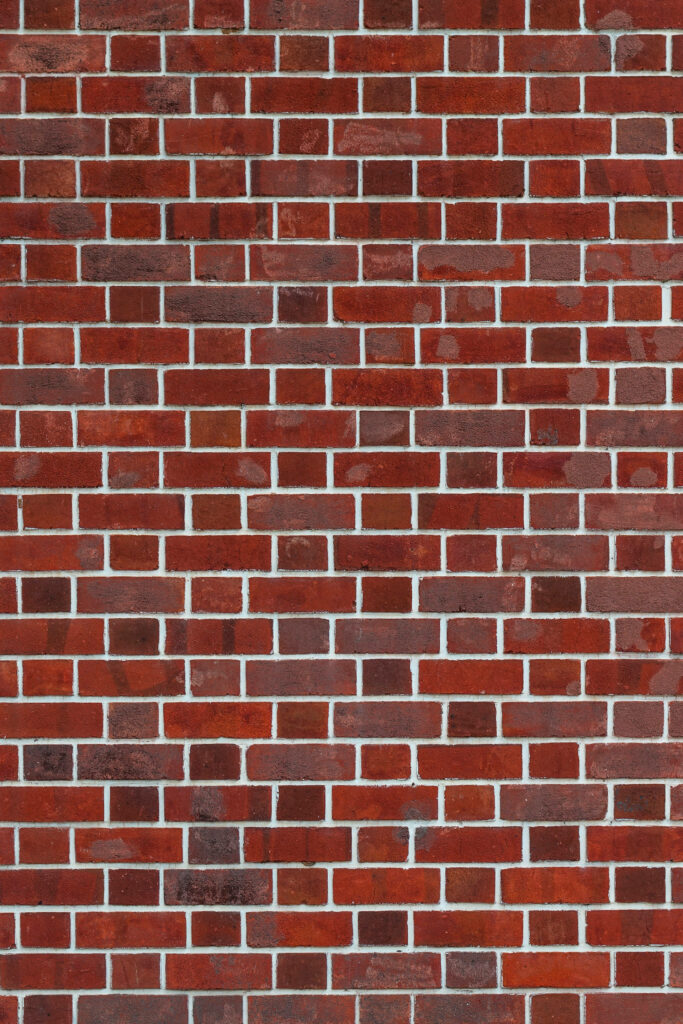 Vintage Flemish Brick Wall Wallpaper Background - Rustic Red Design