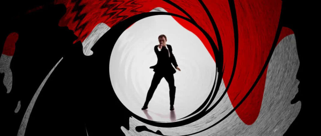 Classic James Bond Wallpaper: Iconic Gun Barrel Design & Silhouette