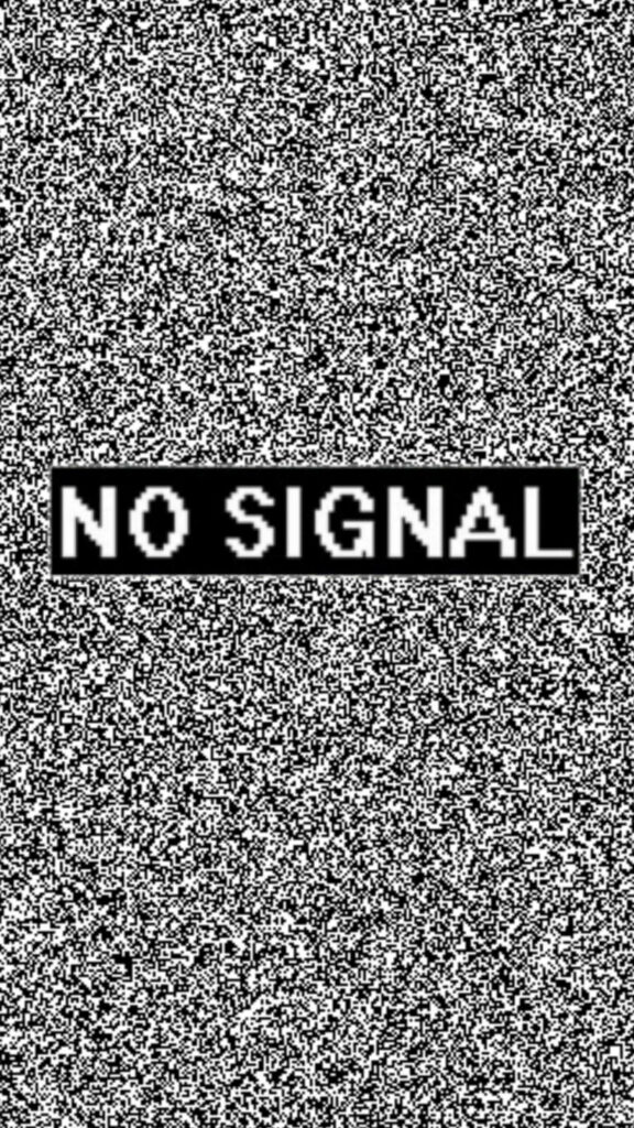 Vintage No Signal Wallpaper: Retro Static Background for Nostalgic Vibes