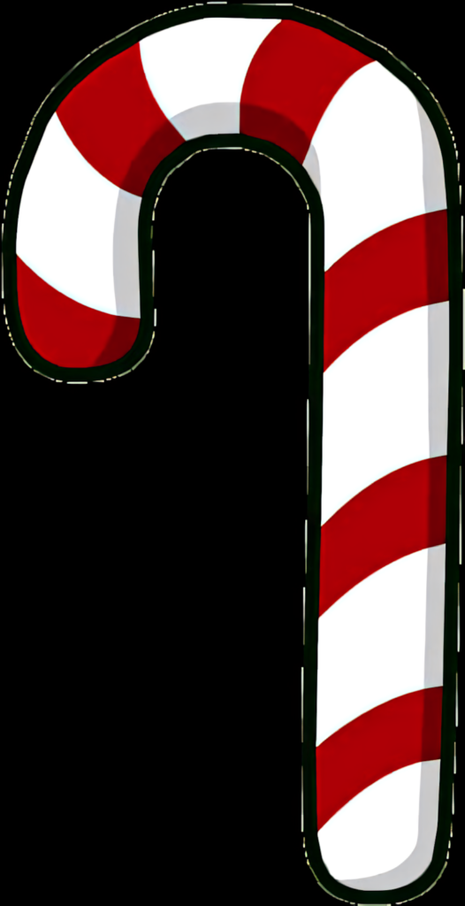 Classic Red and White Candy Cane Wallpaper for Festive Decor