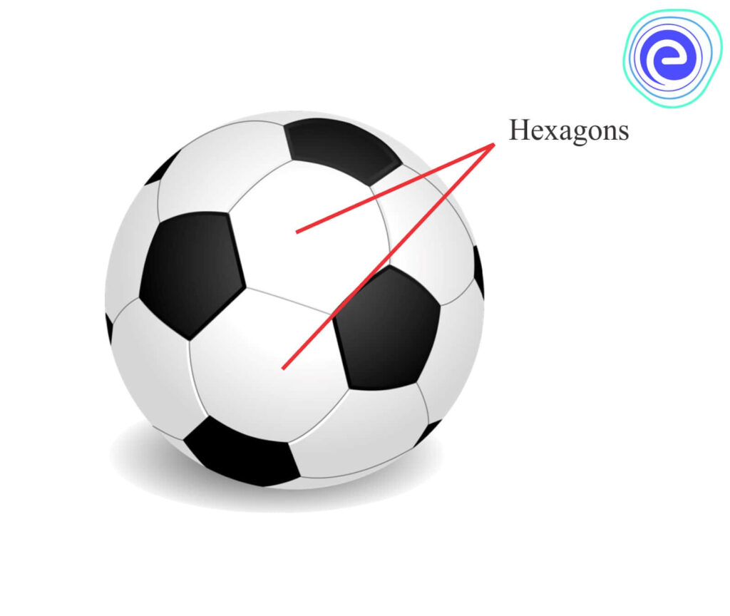 Classic Soccer Ball Wallpaper: Hexagon Pattern Background Design