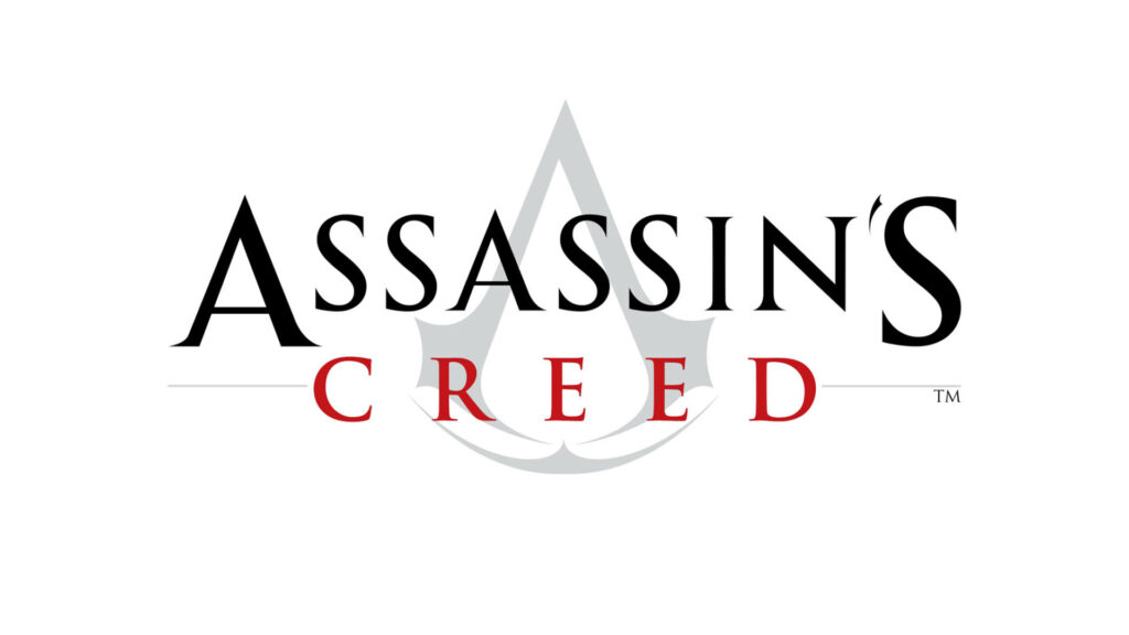 The Ultimate Assassin's Creed Game Logo Wallpaper: A Sleek and Striking Minimalist Design