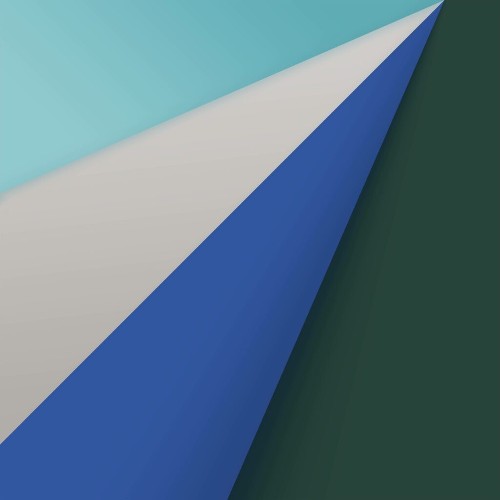 Minimalist diagonal lines wallpaper in blue green shades inspired by macOS Big Sur for desktops